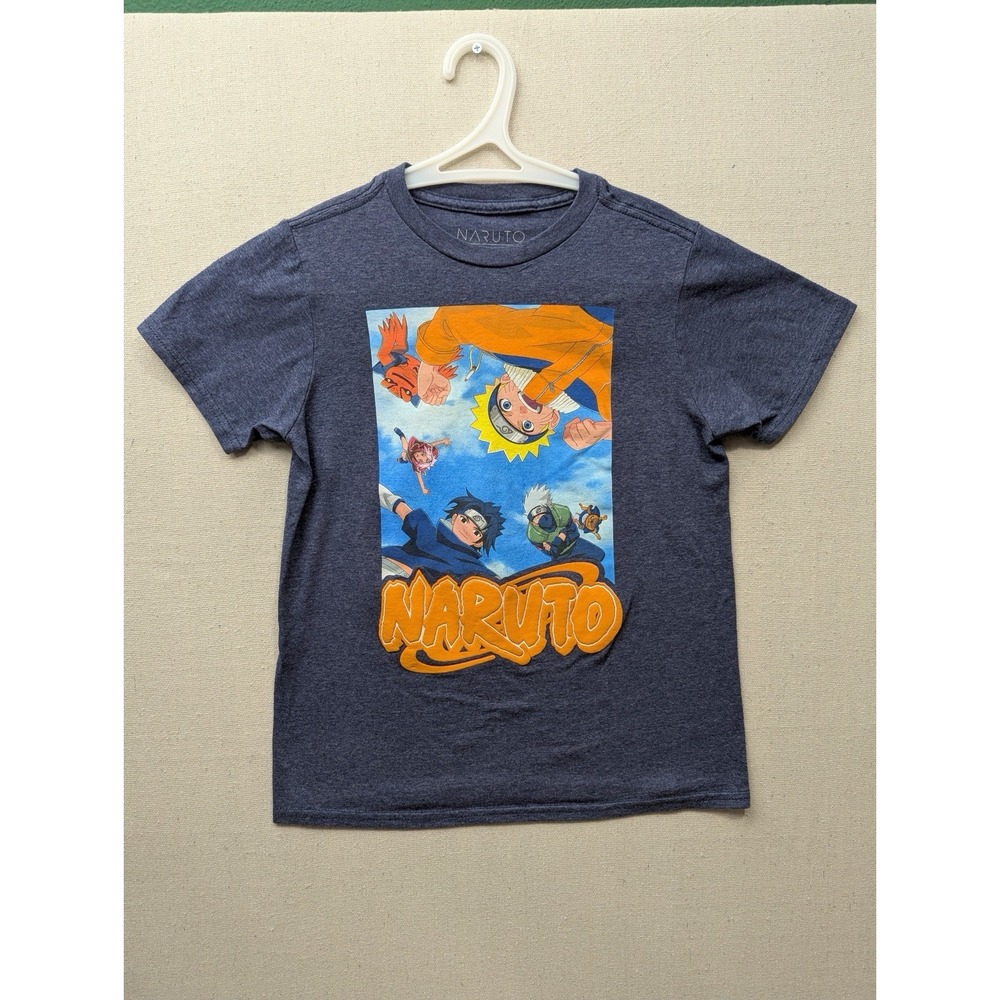 Naruto Shippuden Graphic‎ T-Shirt Blue Anime VIZ Media Youth Medium Tee